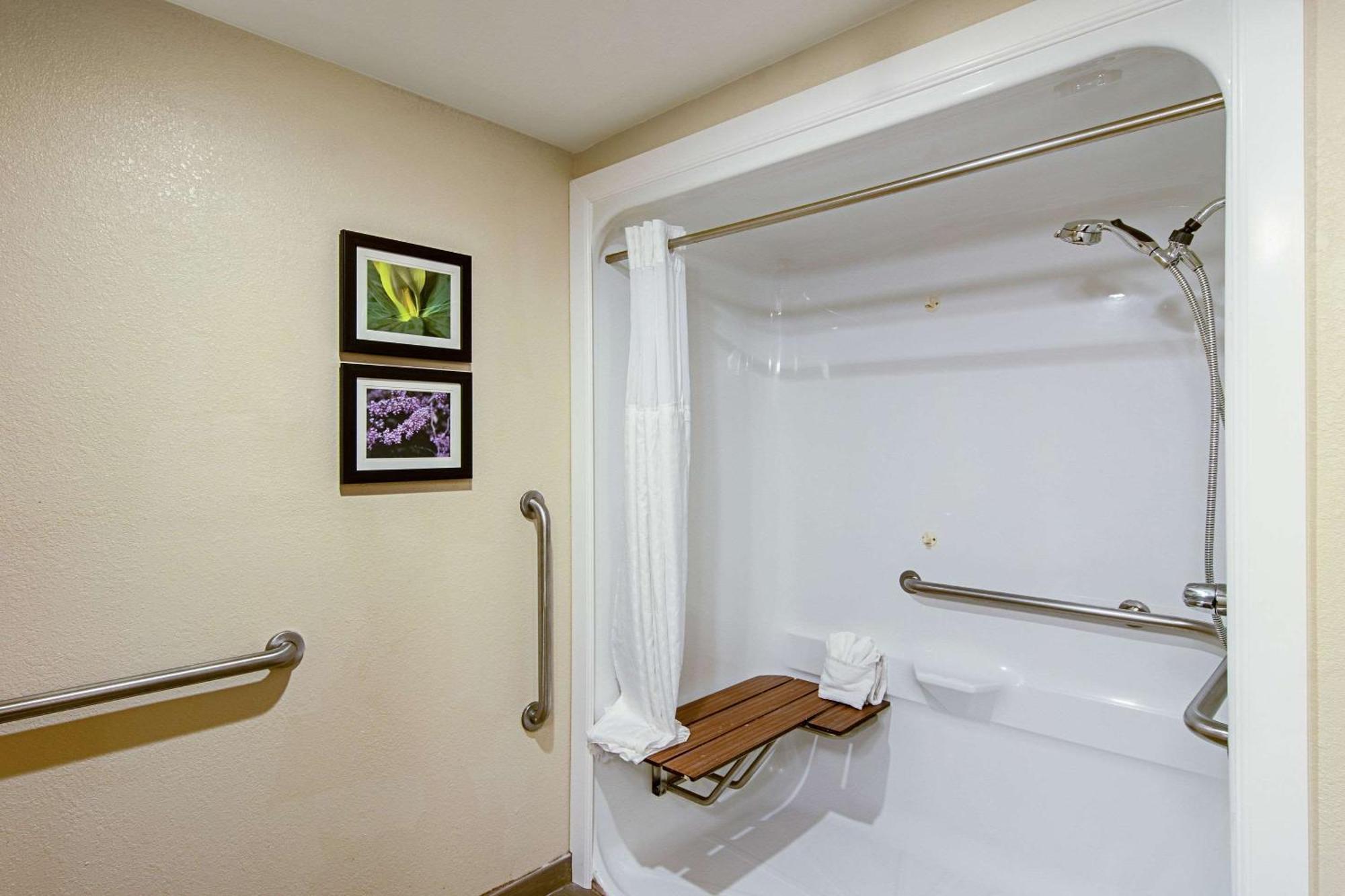 King Suite Roll Shower Accessible or Non-Smoking