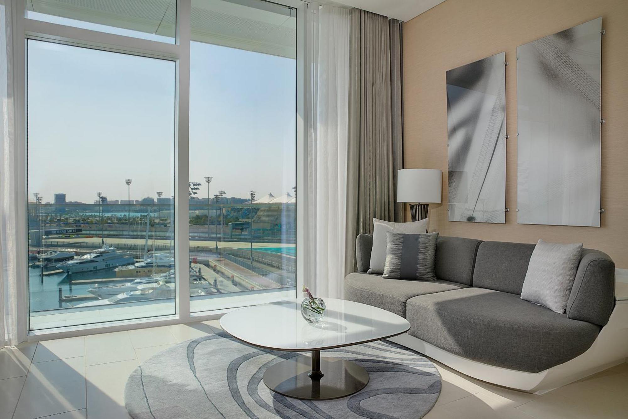 Spectacular Guest room 1 King Race Track view Balcony Complimentary Yas Beach Access,1356339449:JPEG