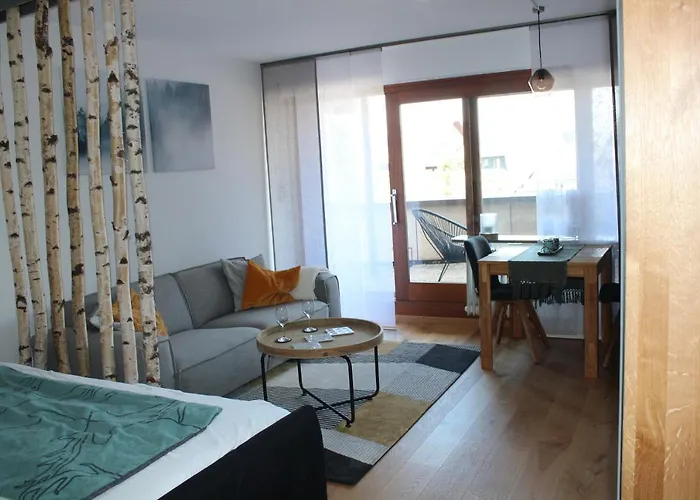 1-Zimmer-Apartment mit großem Balkon