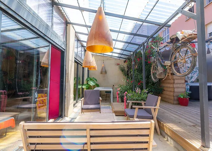 Studio "Domloc Carcassonne" Atypique Detente Tropical Spa Cour Privee Velos & Motos