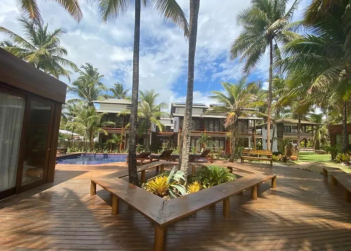 Maraú Beach House Flat 107 pé na areia - Dreamland Apart Taipú de Fora Barra Grande-BA