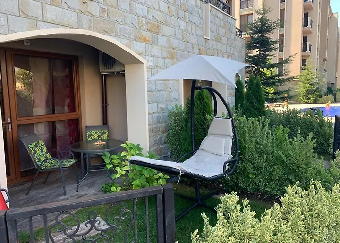 Luxury Orchid Apartment With A Garden In A Private Hotel Complex Cascadas Bulgaria