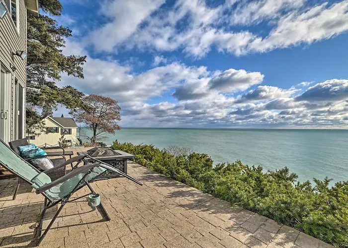 East Tawas Home W/ Patio, Lake Huron On-Site