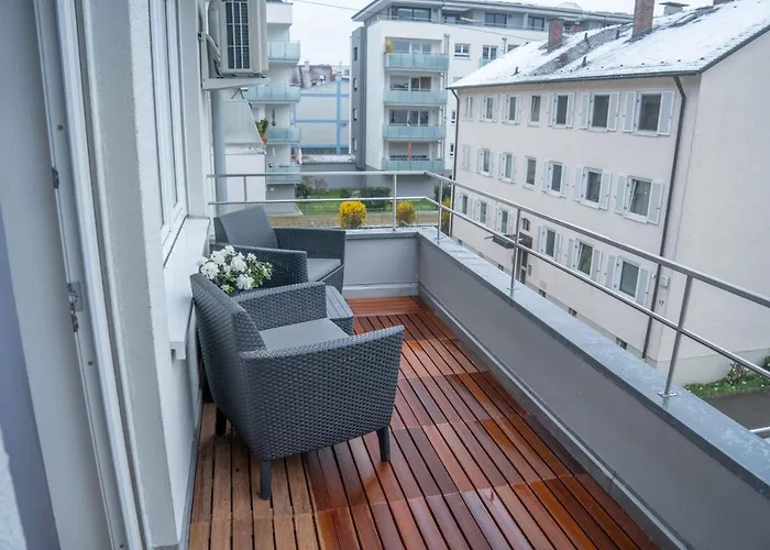 City Apartments FN L 6 KLIMATISIERT mit Balkon - Deluxe Doppelzimmer