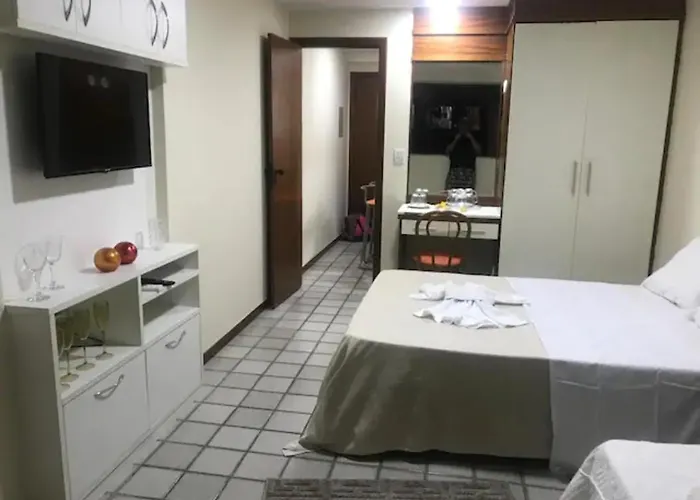 Flat INCRÍVEL 811 - aconchego e vista para o mar