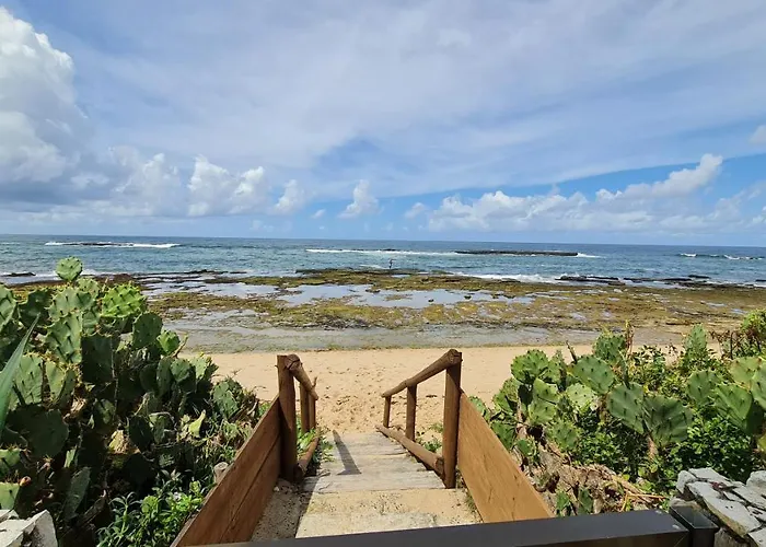 Paraíso PÉ NA AREIA no coração do Litoral Norte - FRENTE MAR - Loft projetado para que você tenha a melhor experiência em hospedagem - condomínio mais procurado da Estrada do Côco - Varanda com vista espetacular para o mar - lazer e TRANQUILIDADE