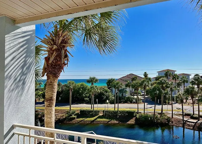 Sea La Vie At Gulf Place In Santa Rosa Beach With Gulf Views This Condo Is Located In The Cabanas Building #308, Access To 4 Pools W Spas, Tennis Court & Private Beach Access, 2 Beach Chairs & Pool Towels, Sleeps 4, Onsite Restaurants & Shopping For