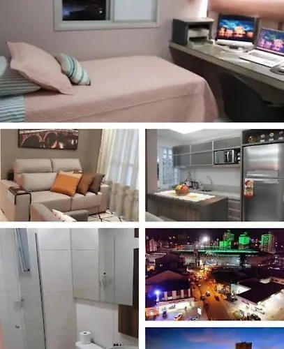 Quarto HOME em CRICIUMA com Cama Box de solteiro - WIFI - TV - banheiro - Sala de Estar e cozinha - Apto compartilhado com Anfitriões experientes em hospedar - Superhost no BnB 5 estrelas - ALUGO para CONFERENCIA DAS MULHERS da ABBA