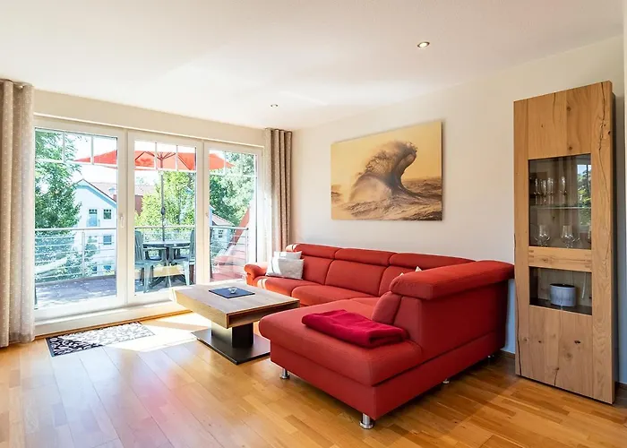 Ferienwohnung Christiane in der Villa zum Kronprinzen direkt gegenüber der SaarowTherme