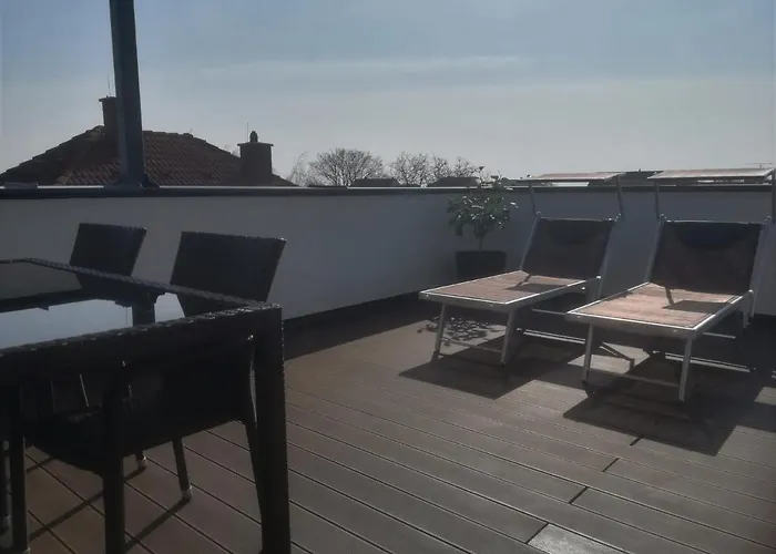 PENTHOUSE Griemann 2 für max 4 Personen mit eigener großer Dachterrasse zum Relaxen!