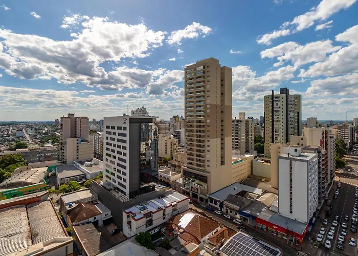 Pôr do sol 18º andar vista da cidade CENTRAL, Garagem NOVO