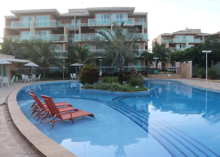 PALM BEACH Porto das Dunas, apartamento todo climatizado TÉRREO a 350 metros Beach Park