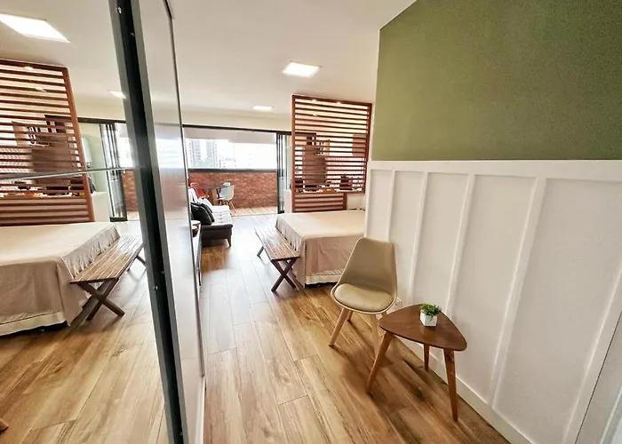 Studio 7 Completo Centro com Garagem