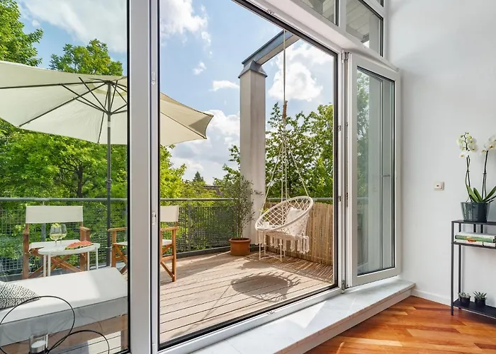 Blueberry Living - Design Loft nahe München - Dachterrasse - S-Bahn