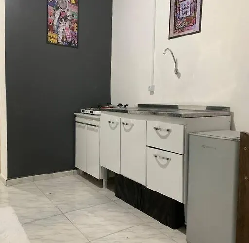 Loft Mobiliado com Cama de Casal e Solteiro