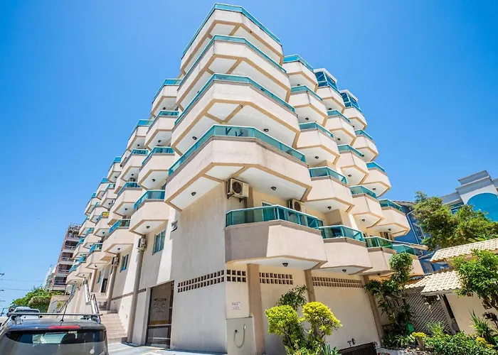 103 Varanda vista mar - 80m da praia - até 10p
