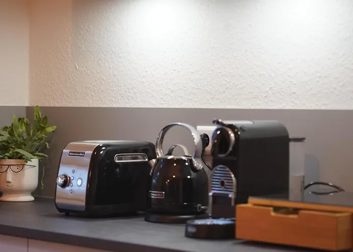 Design-Apartment I direkt im Zentrum I Boxspring I Nespresso I Terrasse mit Garten I Parkplatz