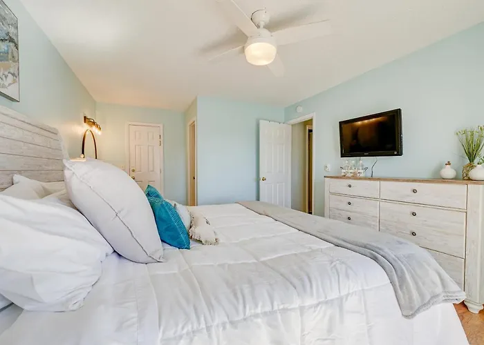 Steps To Ocean: Water-View Carolina Beach Unit!