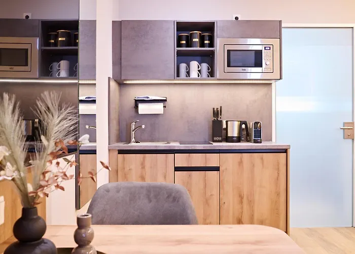 XZLLENZ Traum Studio-Apartment, Frei-Parken, U-Bahn, Küche
