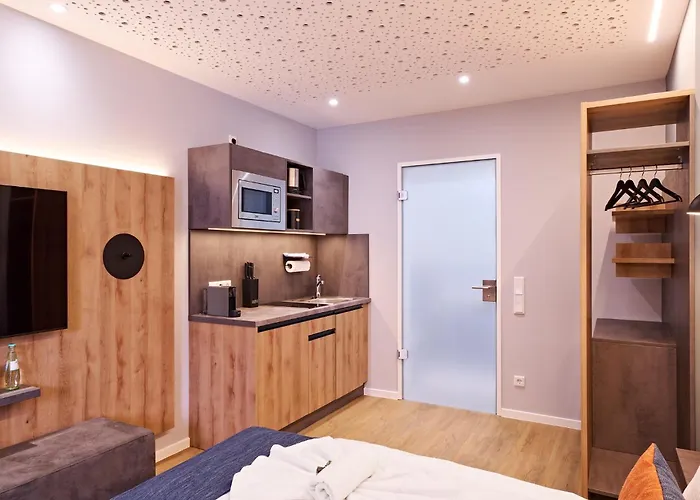 XZLLENZ Traum Studio-Apartment, Frei-Parken, U-Bahn, Küche