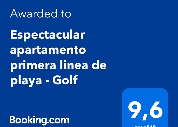 Espectacular Apartamento Primera Linea De Playa - Golf