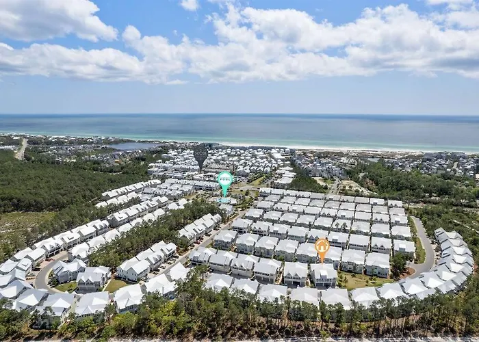 30A Top Rated! Heated Resort Pool+Golf Cart+Bikes+Bunks+Beach Gear