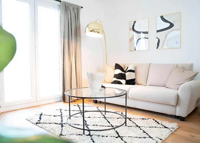Gemütliches Design Appartment Wolfsburg, mit Terrasse Smart TV, HighSpeed WLAN, Nespresso Maschine