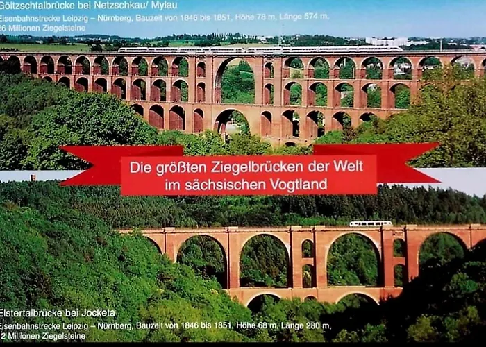 Ferienwohnung im Vogtland - Nähe Freizeitpark Plohn&weltgrößter Ziegelsteinbrücke