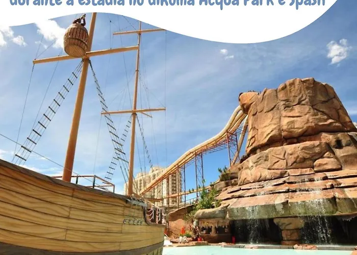 Spazzio Diroma Hospedagem com acesso gratuito no Acqua Park