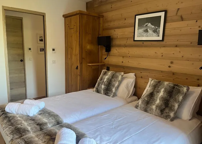 Arc 1950 Ski In Ski Out And Spa- Newly Refurbished 153 Sources De Marie- 2 Bedroom , 2 Bathroom-Sleeps 4-6, Mont Blanc View From Every Window, Free Wifi
