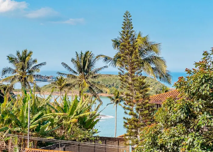 Dois quartos com ar a 190 m de praia Paradisíaca