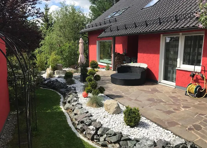 Ferienwohnung am Goldberg mit überdachter Loggia