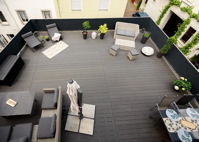 Design FeWo mit großer Dachterrasse an der Mosel - Netflix - Waschmaschine&Trockner