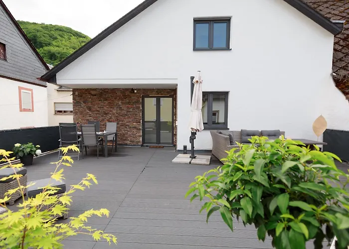 Design FeWo mit großer Dachterrasse an der Mosel - Netflix - Waschmaschine&Trockner
