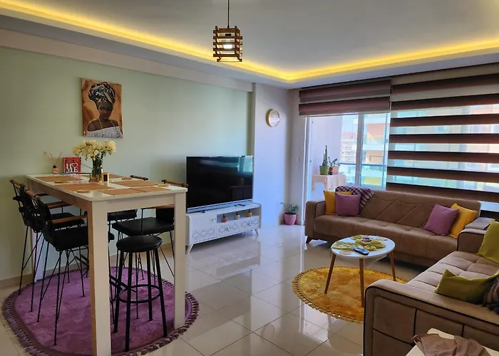 Cozy Fancy Sea View Next To The Beach And The Mall, In The Mid Of Alanya Mahmutlar!
