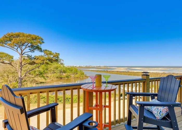 Water View Dauphin Island Condo W/ Boat Slips