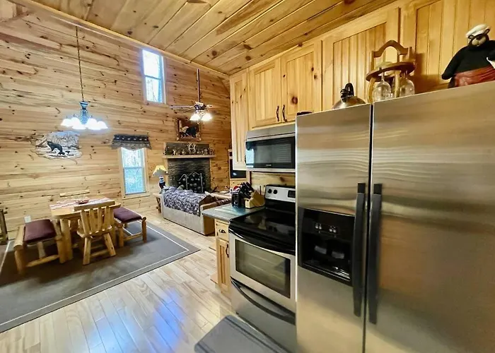 2 Bed Cabin Hot Tub Close To Helen #16