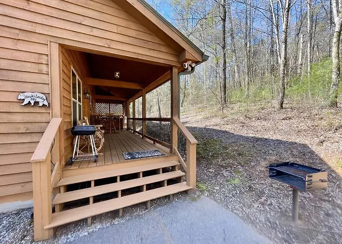 2 Bed Cabin Hot Tub Close To Helen #16
