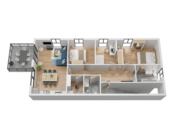 Moderne&Familienfreundliche Ferienwohnung am Goitzschesee