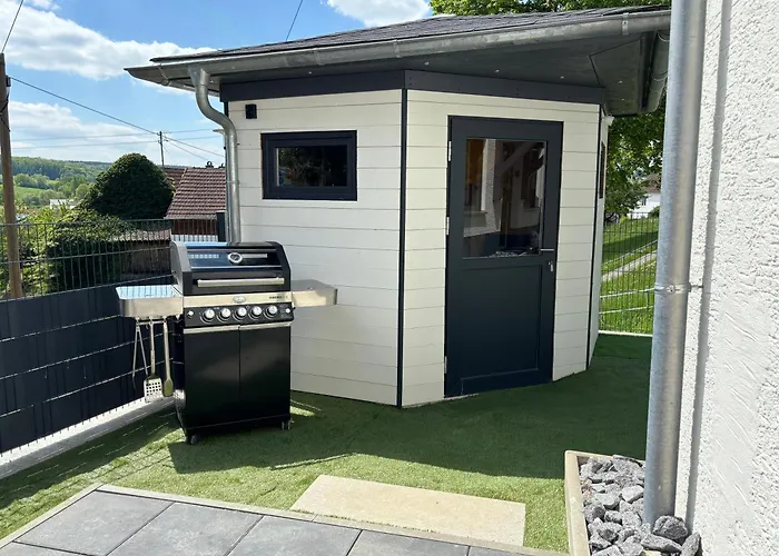Zirben Spa - Wellness Ferienwohnung in Bayern l Altmühltal l Privater Whirlpool&Sauna l DTV 5 Sterne für Paare und Familie