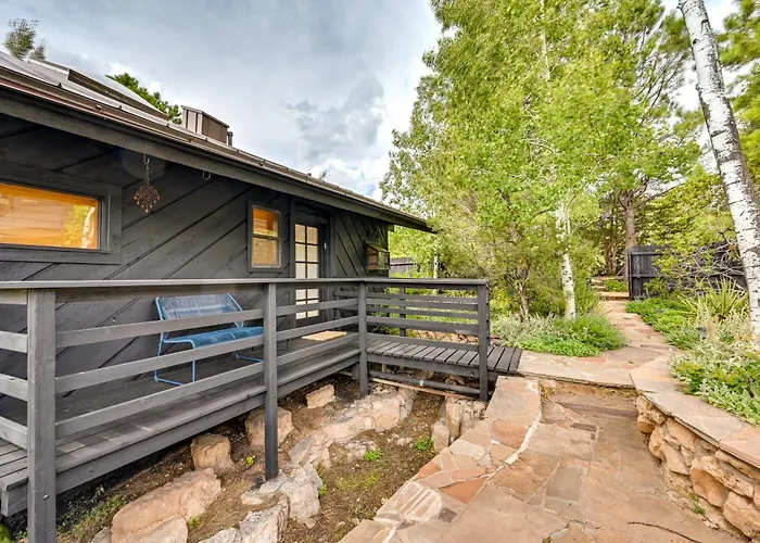 Pet-Friendly Flagstaff Studio Cabin W/ Patio