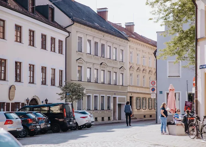 Lumen Homes - Altstadt-Studio direkt im Zentrum, Küche, öffentlicher Parkplatz ums Eck