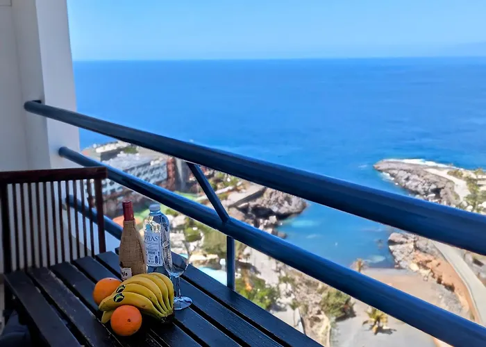 Studio Playa Paraiso Tenerife - Ocean View And Internet Wifi Optical Fiber - For Rent