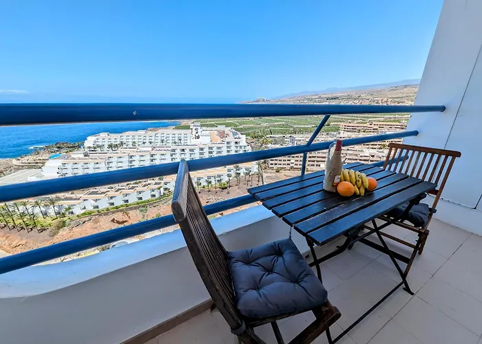 Studio Playa Paraiso Tenerife - Ocean View And Internet Wifi Optical Fiber - For Rent