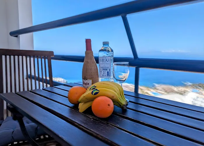Studio Playa Paraiso Tenerife - Ocean View And Internet Wifi Optical Fiber - For Rent