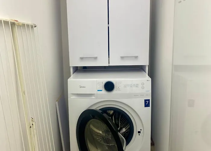 Apartment am Flughafen, Glasfaser-Internet, Waschmaschine