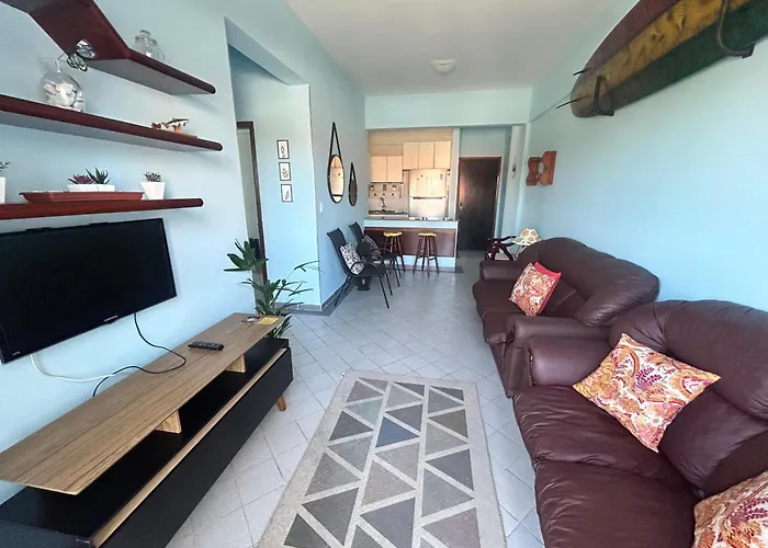 Ap beira-mar com wi-fi e garagem