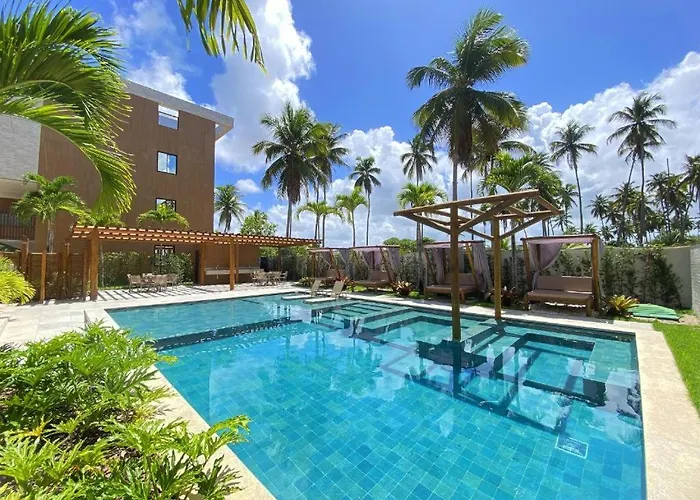 Studio Premium - Beira Mar - Pé na Areia - Praia dos Carneiros