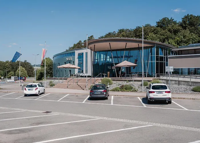 Hotel der Rastanlage im Hegau OST