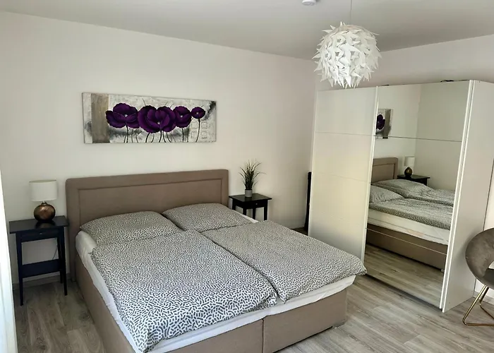 Traumhafte Kurstadt Apt Moderne 2ZKB Balkon P-Platz 7-24 Flexible Check-in
